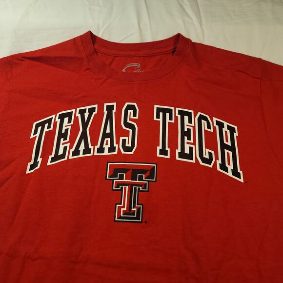 Texas Tech Red Raiders Cadre Graphic College Football T Shirt Mens Size M Red - Picture 1 of 9